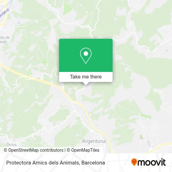 Protectora Amics dels Animals map