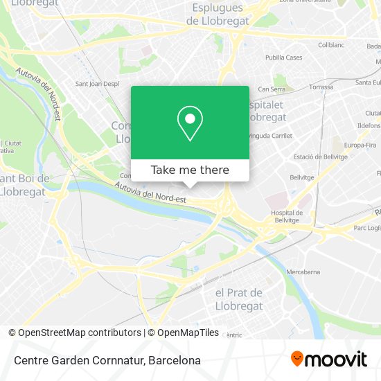 Centre Garden Cornnatur map