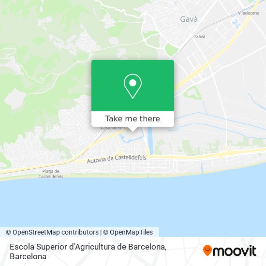 Escola Superior d'Agricultura de Barcelona map