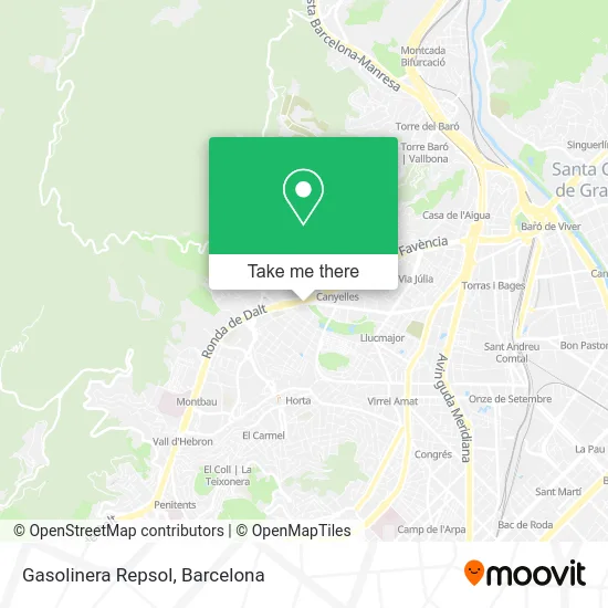 Gasolinera Repsol map