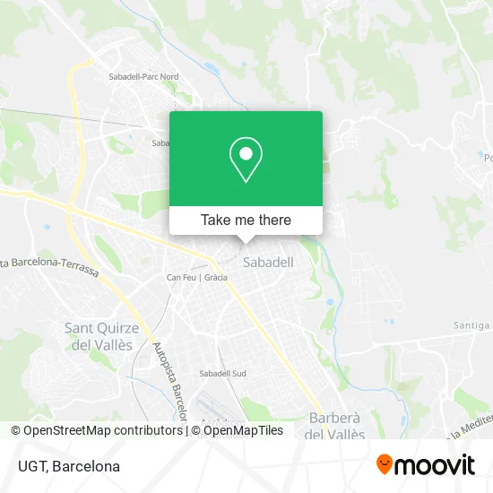 mapa UGT