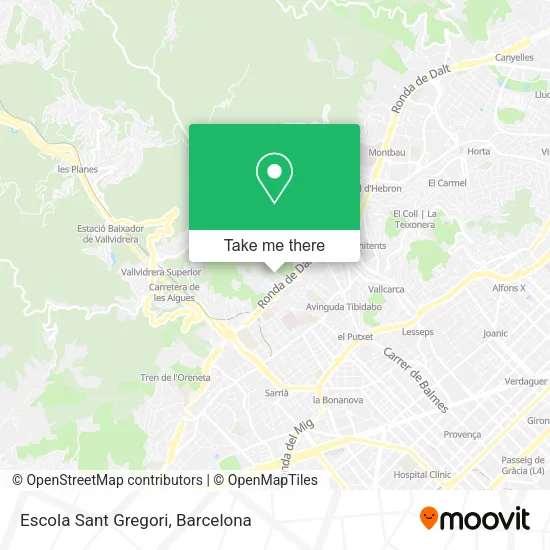 Escola Sant Gregori map