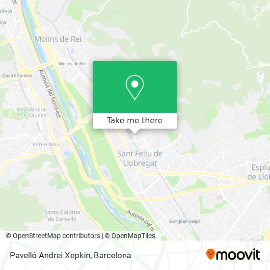Pavelló Andrei Xepkin map