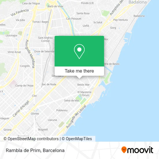 Rambla de Prim map