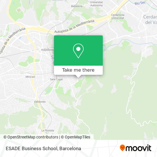 mapa ESADE Business School