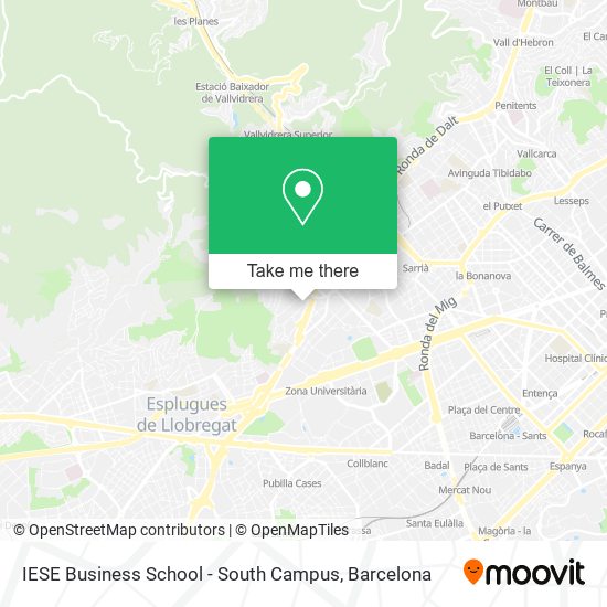 IESE Business School - South Campus map
