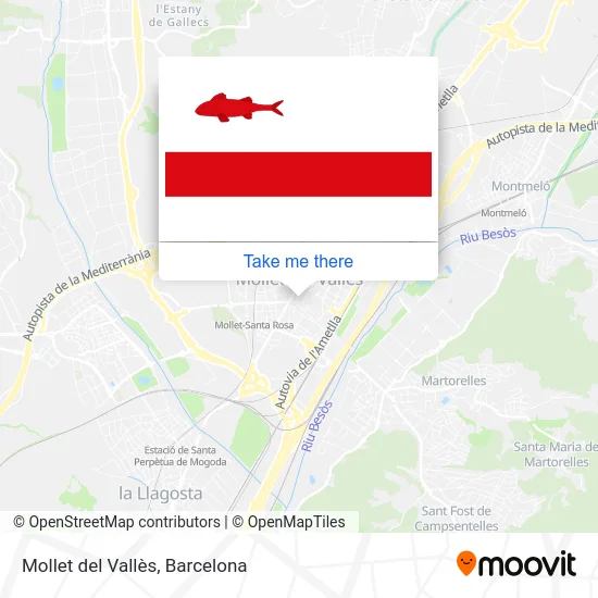 Mollet del Vallès map