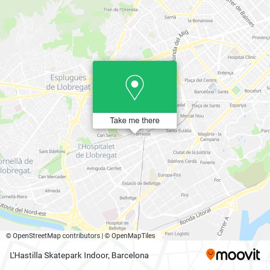 L'Hastilla Skatepark Indoor map