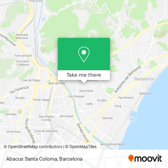 Abacus Santa Coloma map