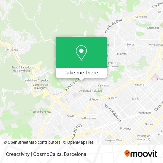 Creactivity | CosmoCaixa map