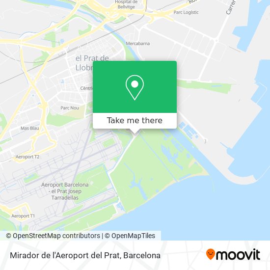 Mirador de l'Aeroport del Prat map