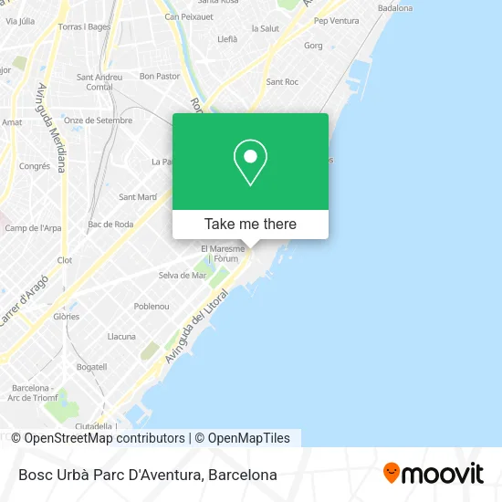 Bosc Urbà Parc D'Aventura map