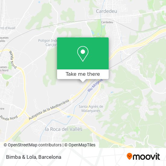 Bimba & Lola map