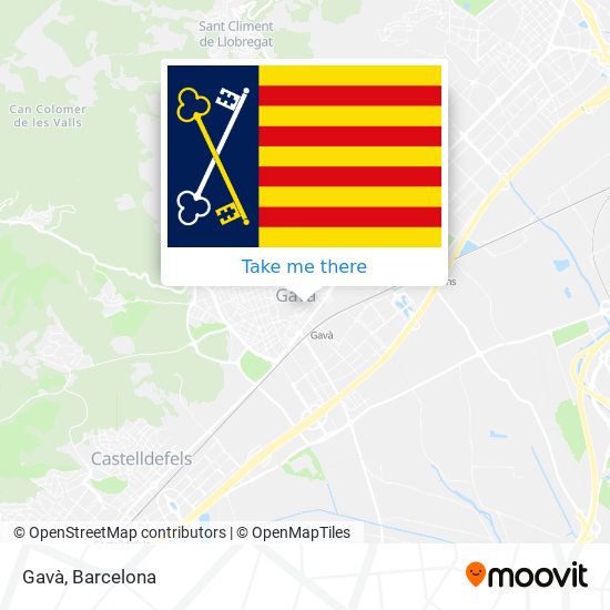 mapa Gavà