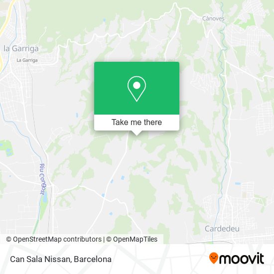 Can Sala Nissan map
