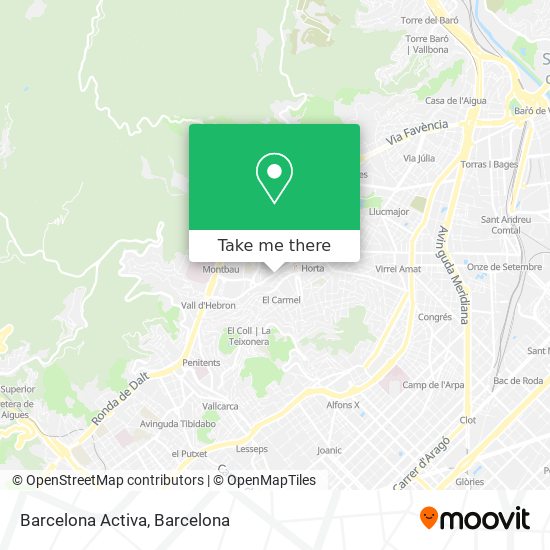 Barcelona Activa map