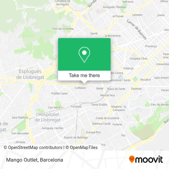 Mango Outlet map