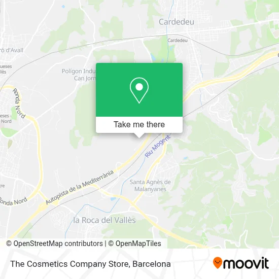 The Cosmetics Company Store map