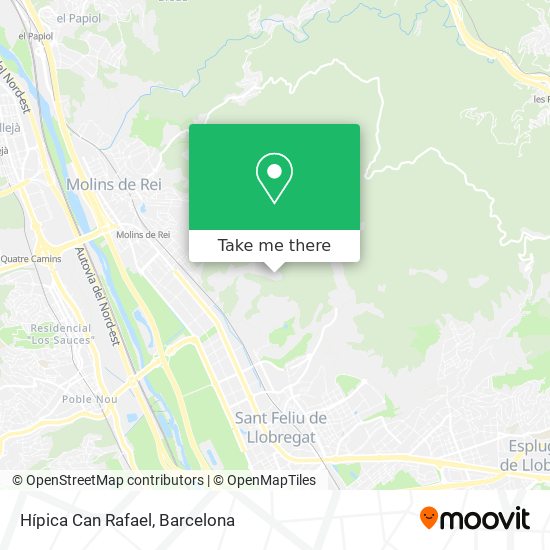 Hípica Can Rafael map