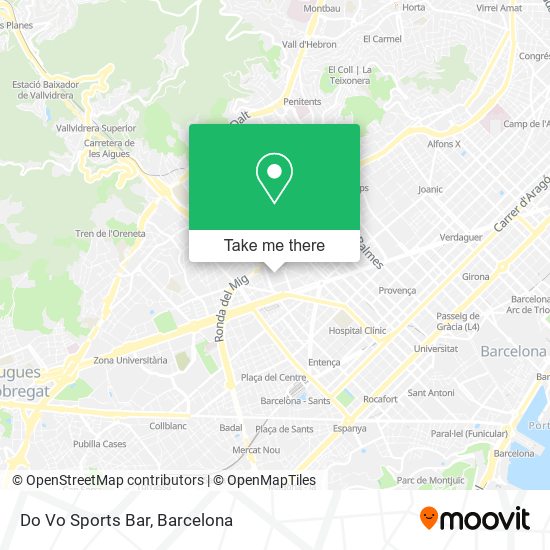 mapa Do Vo Sports Bar