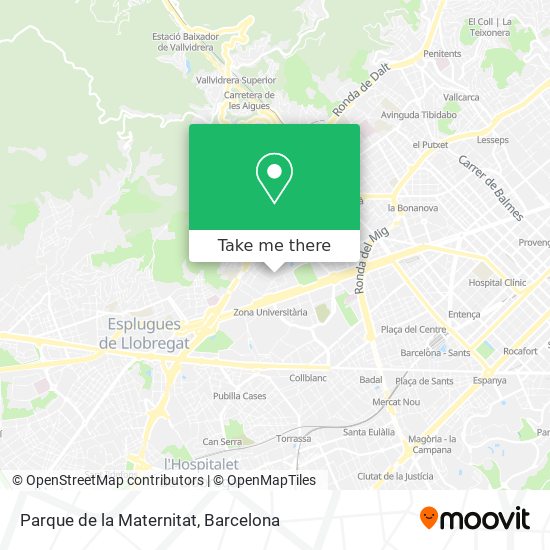 Parque de la Maternitat map
