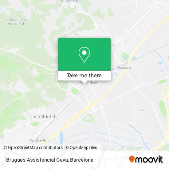 mapa Brugues Assistencial Gava