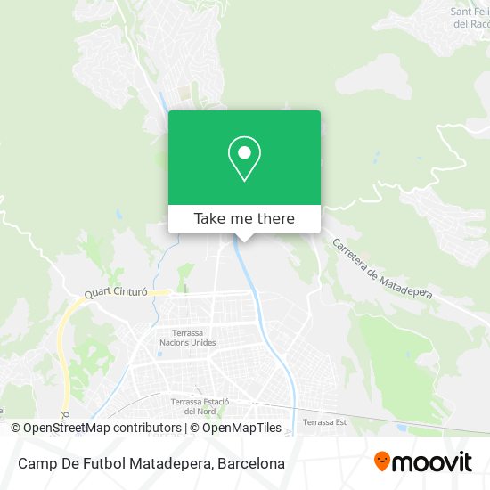 Camp De Futbol Matadepera map