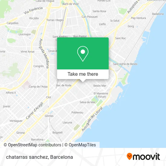 chatarras sanchez map