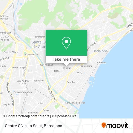 Centre Cívic La Salut map