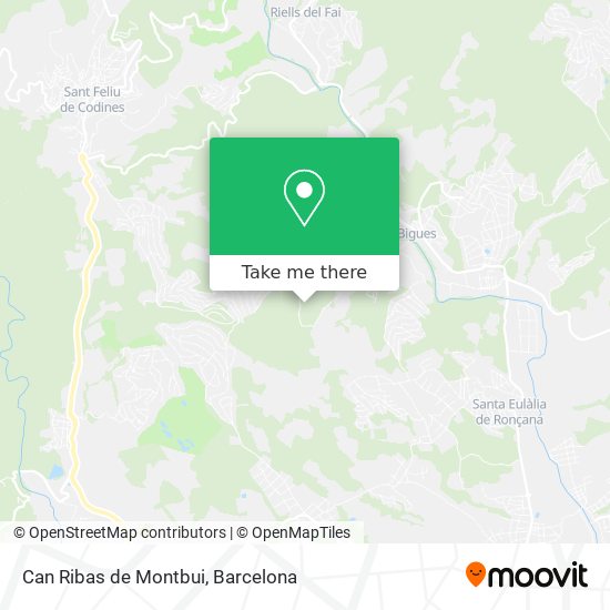 Can Ribas de Montbui map