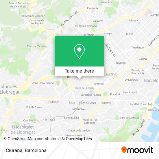 Ciurana map