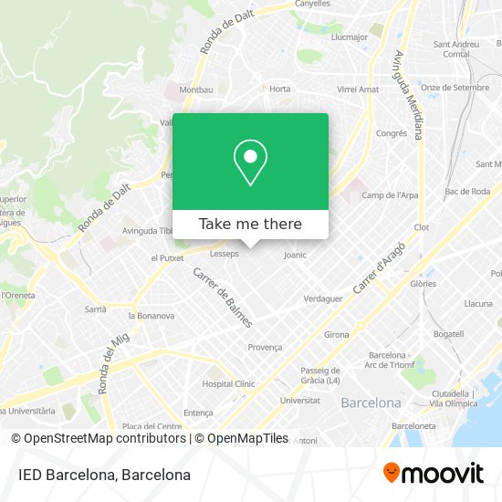 mapa IED Barcelona