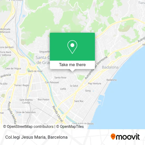 Col.legi Jesus Maria map