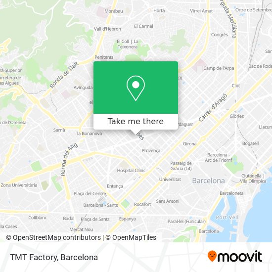 mapa TMT Factory