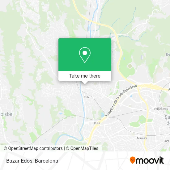 Bazar Edos map