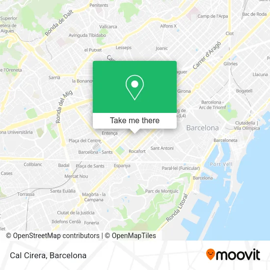 Cal Cirera map