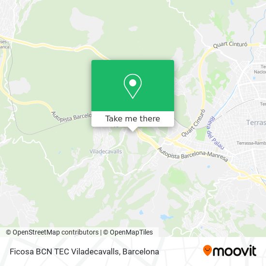 Ficosa BCN TEC Viladecavalls map