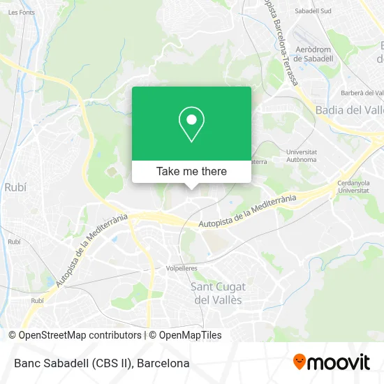 Banc Sabadell (CBS II) map