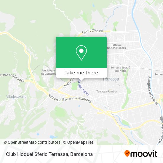 Club Hoquei Sferic Terrassa map