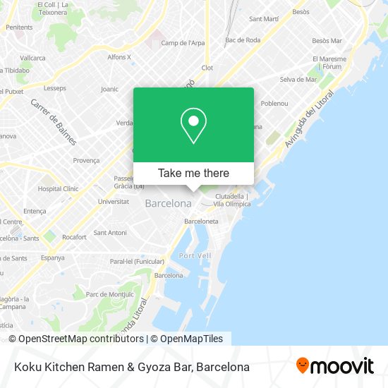 Koku Kitchen Ramen & Gyoza Bar map