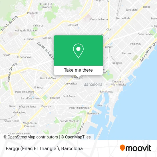 Farggi (Fnac  El Triangle ) map