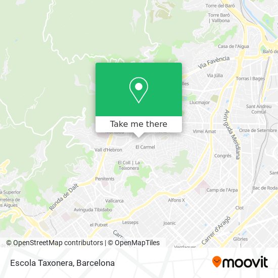 Escola Taxonera map