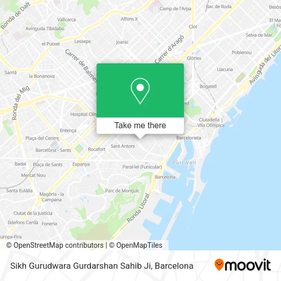 Sikh Gurudwara Gurdarshan Sahib Ji map