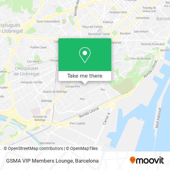 GSMA VIP Members Lounge map