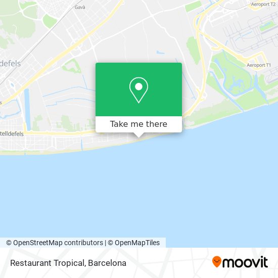 Restaurant Tropical map