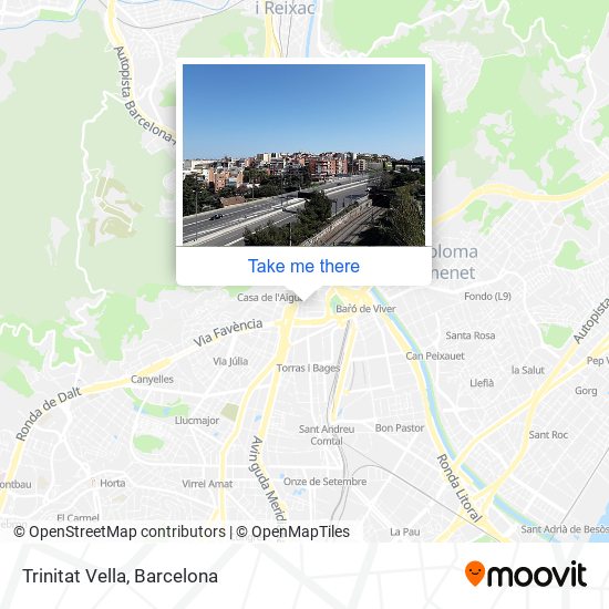 Trinitat Vella map