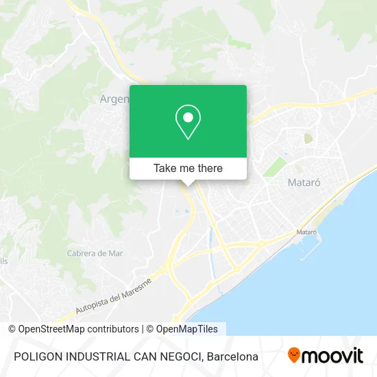POLIGON INDUSTRIAL CAN NEGOCI map