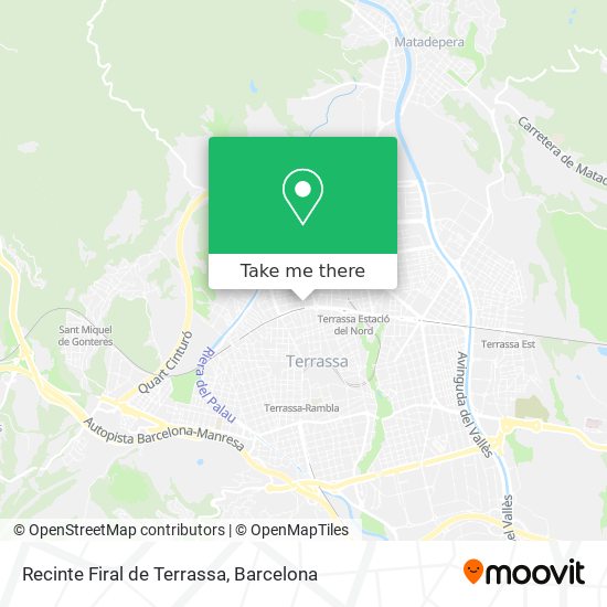 Recinte Firal de Terrassa map