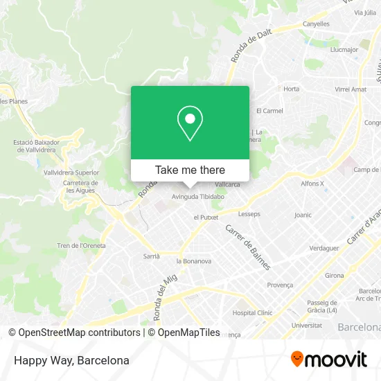 Happy Way map