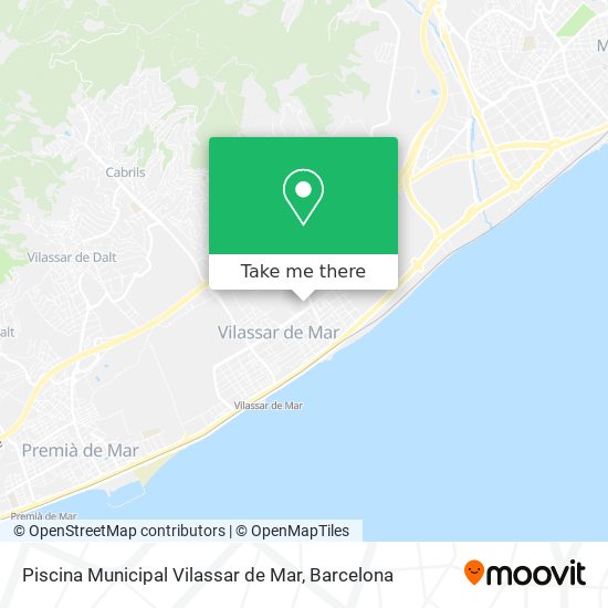 Piscina Municipal Vilassar de Mar map